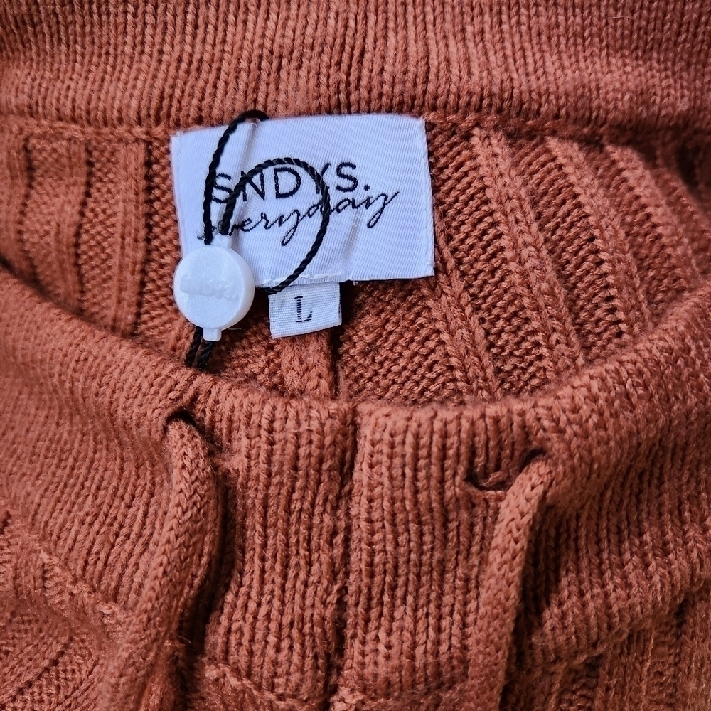 Sndys Lounge Hendrix Knit Pants In Mauve — image 6 of 7